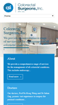 Mobile Screenshot of colorectalsurgeons.com.sg